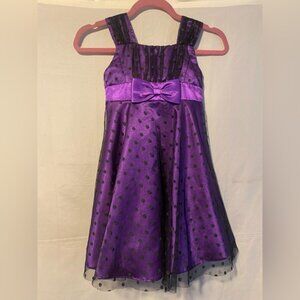 Girls Jona Michelle Sparkly Purple Party Dress